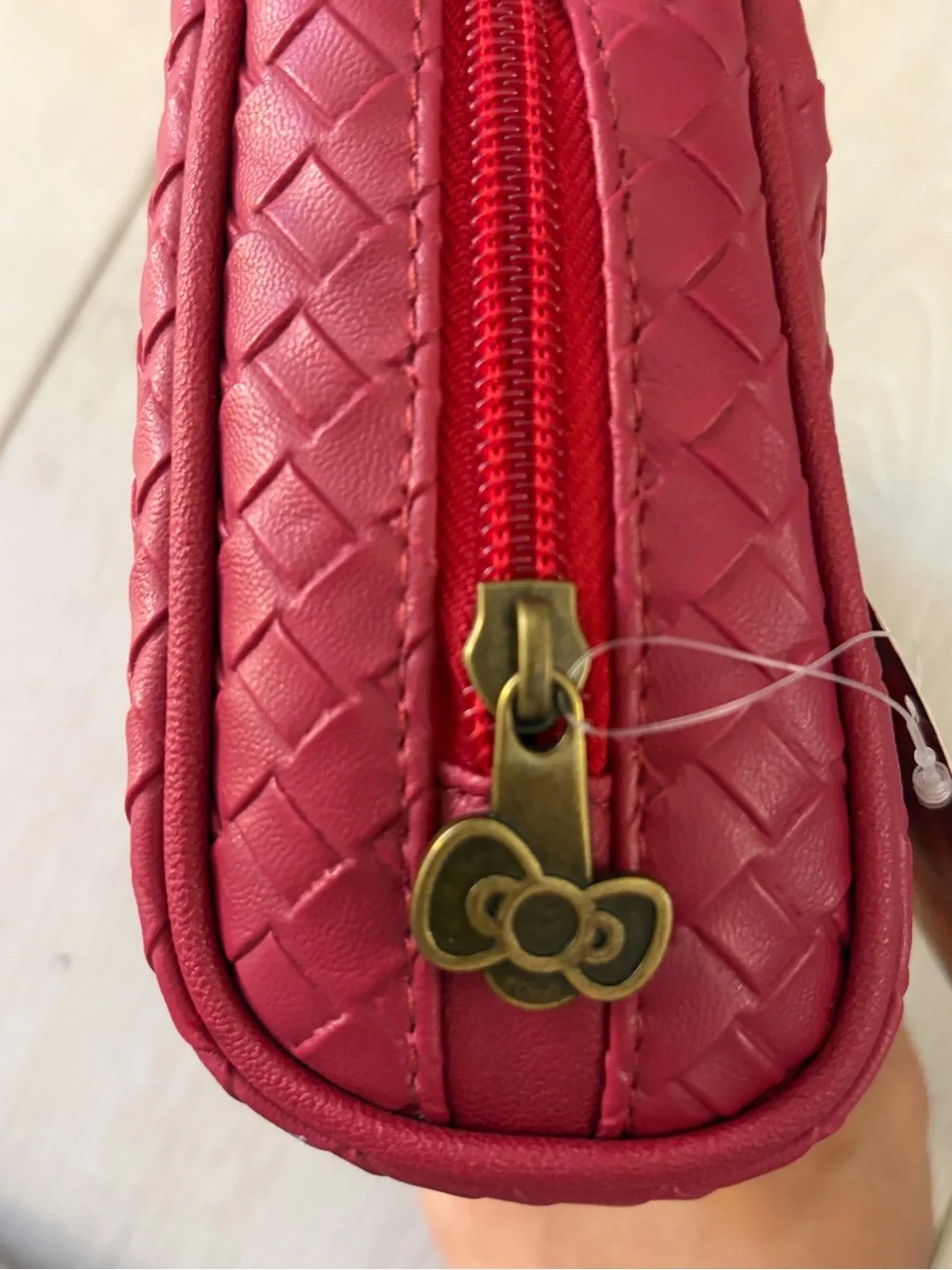 Hello Kitty Red Woven Cosmetic Pouch - Send me your offers!!